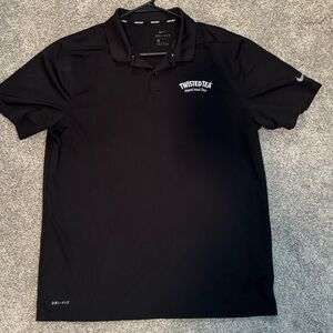 NIKE GOLF POL WITH TWISTED TEA HARD ICED TEA LOGO MENS L